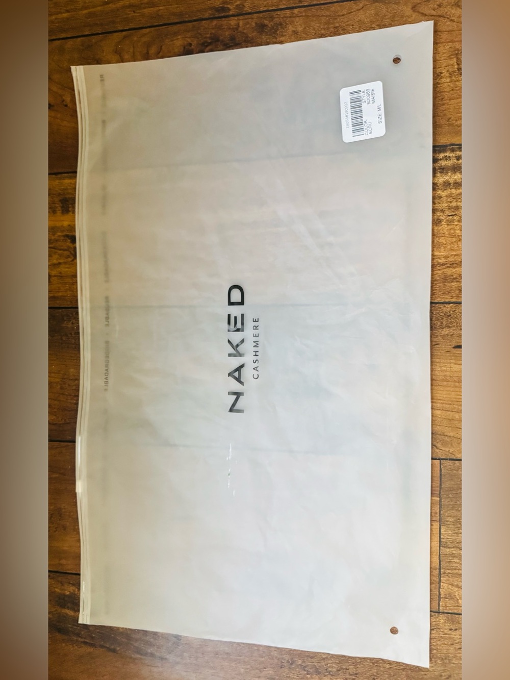 NWT Naked Cashmere Brushed Cashmere Polo Elbow Sleeve Sweater Ivory Ecru M/L - Picture 12 of 14